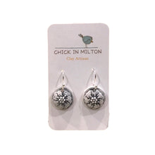 Black Vintage Porcelain Earrings