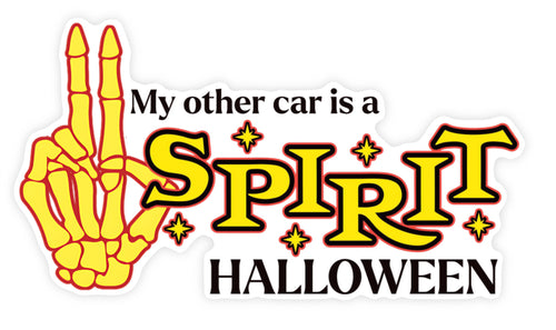 My Other Car Is A Spirit Halloween Sticker
