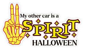 My Other Car Is A Spirit Halloween Sticker