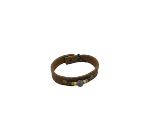 Stone bracelet (medium brown)