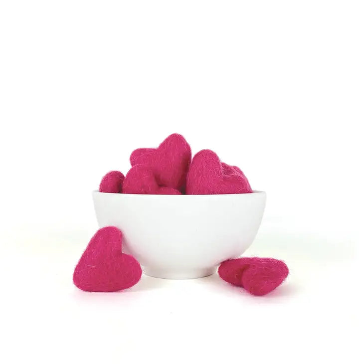 Felt Hearts