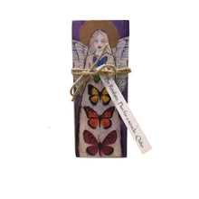 Small Wood Block Angel " Be realistic.."