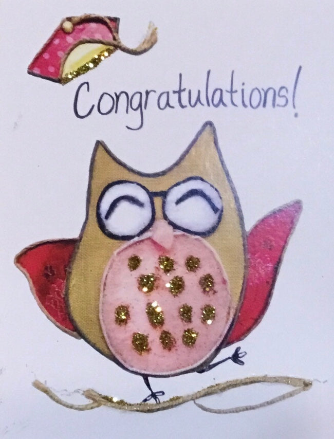 Congrats - Magenta Owl