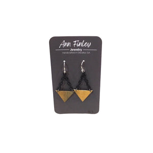 Swinging Triangle Earrings