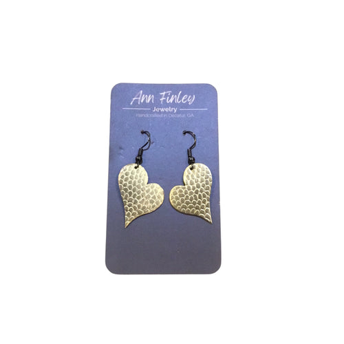 NuGold Heart Earrings