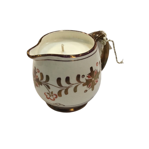 Soy Candle in Antique Lusterware
