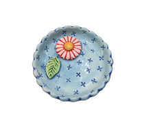 Small Round Plate with Flower