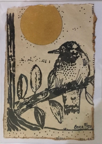 Northern flicker gold moon