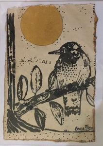 Northern flicker gold moon