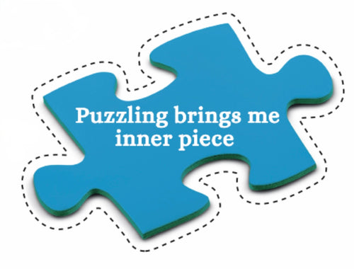 Puzzling Brings Me Inner Piece Sticker