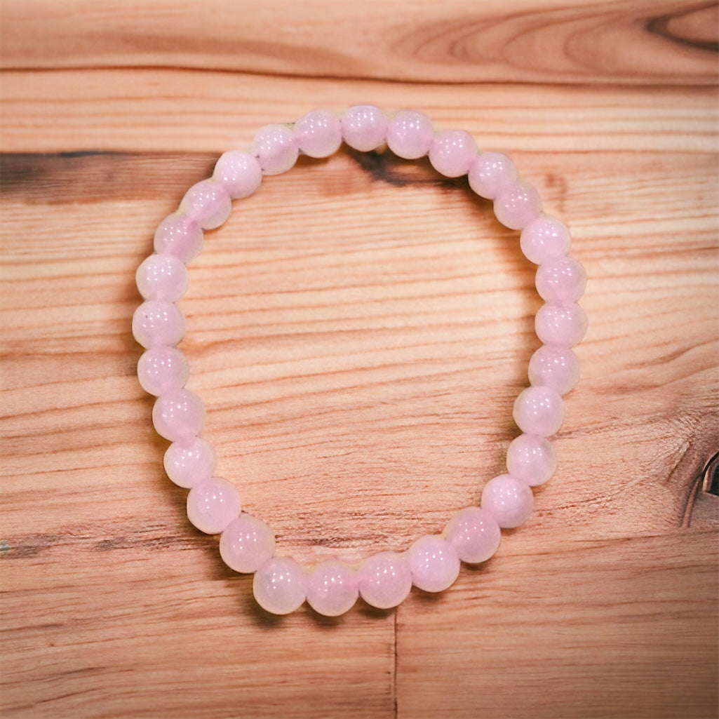 Rose Quartz Bracelet--6 mm