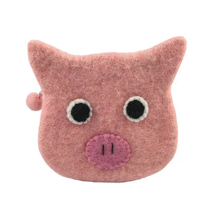 Pig Face Design Coin Purse