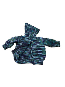 NB-6M - "Blue/Teal" Knit Sweater