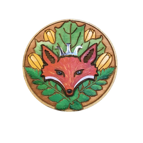 Fox Art Medallion
