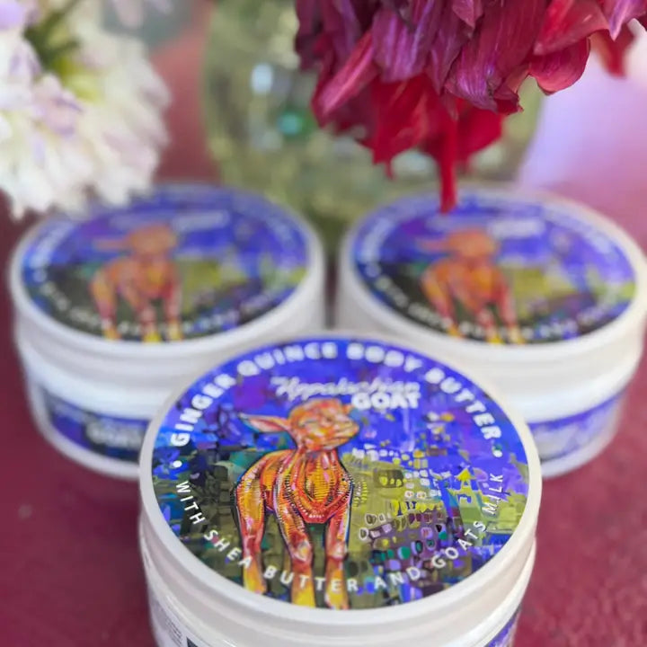 Ginger Quince Goats Milk Body Butter--8 oz tub