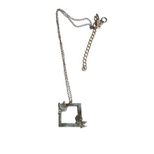 Silver Bird Necklace - Square