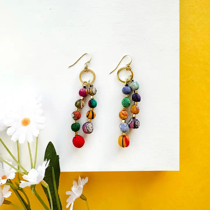 Kantha elina earrings