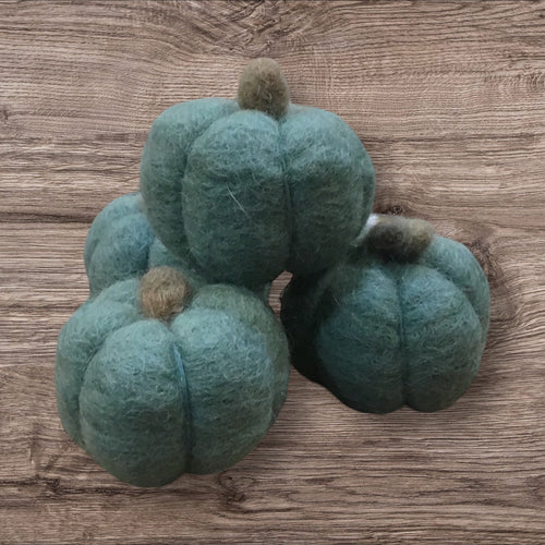 Felt Pumpkins-Mint