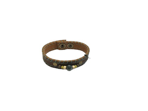Stone bracelet (dark brown)