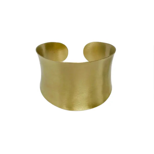 Gold Concave Cuff