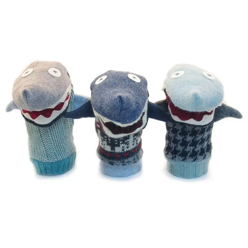 Shark Puppet | Reclaimed Wool