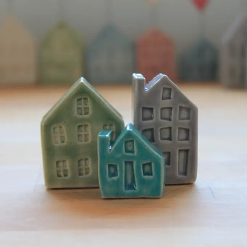Tiny Embellished Pottery House