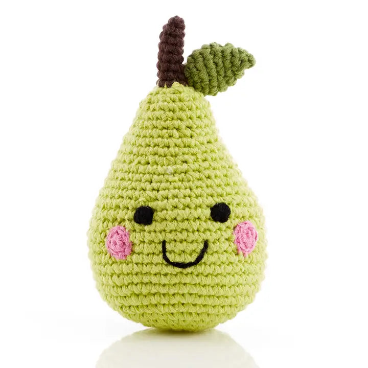 Pretend Play Food Rattle - Pear