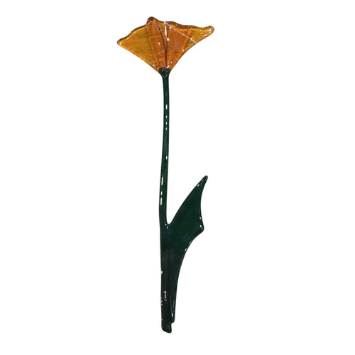 Single Stem Suncatcher- Orange