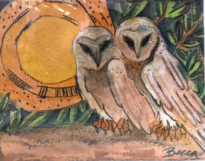 Barn owl glow