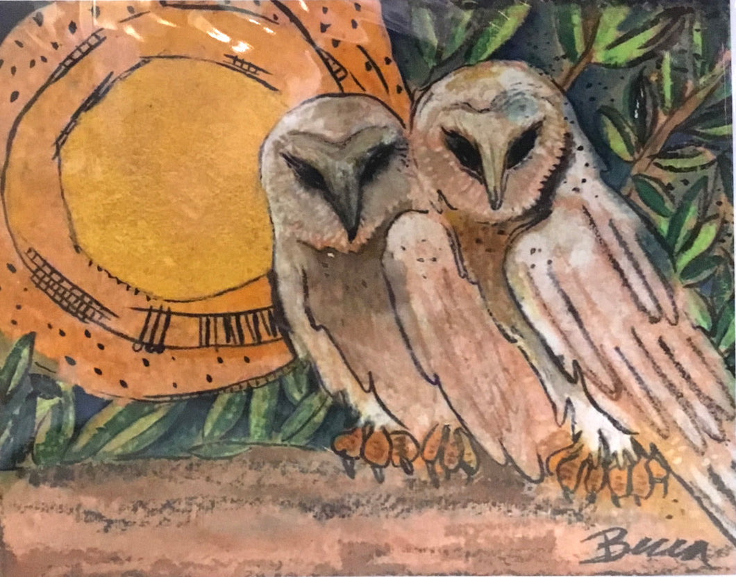 Barn owl glow