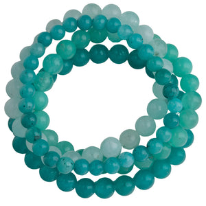 Teal Mini Bracelet Set of 4