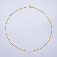 Gold-Filled Minimalist Box Chain