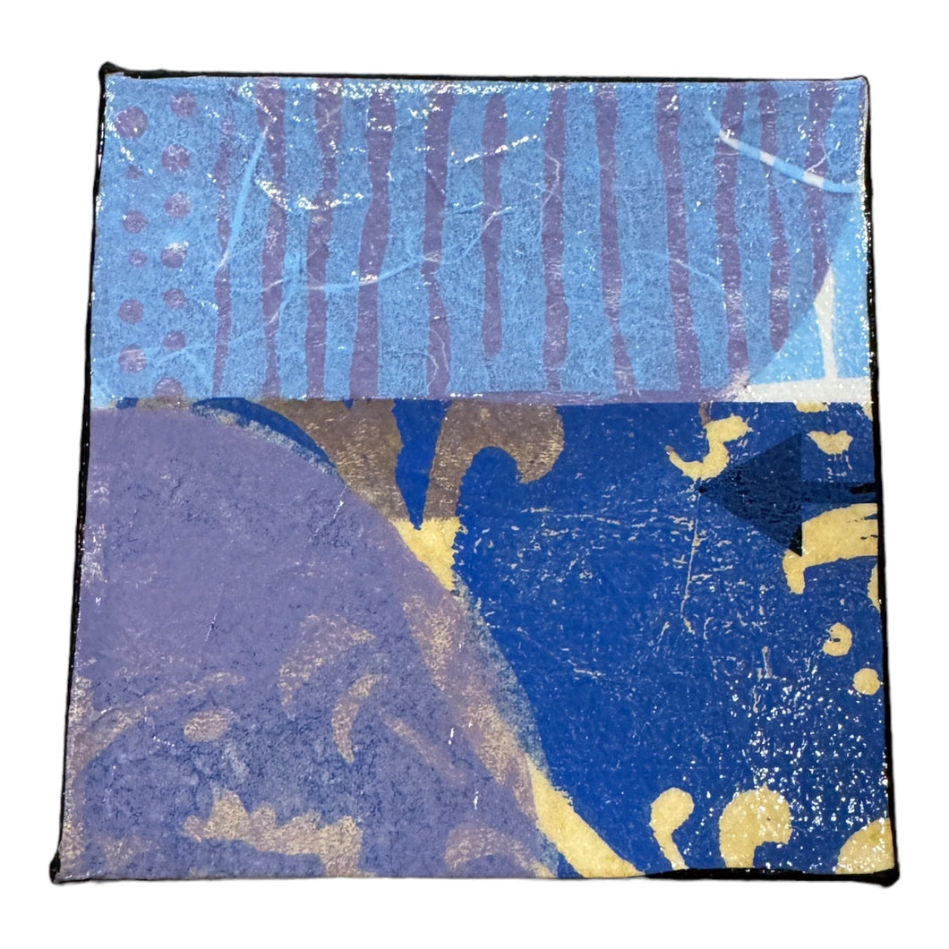 Purple, Blue, Gold