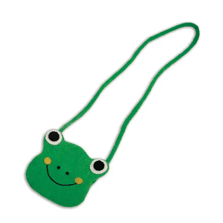 Frog Face Long Handle Coin Purse