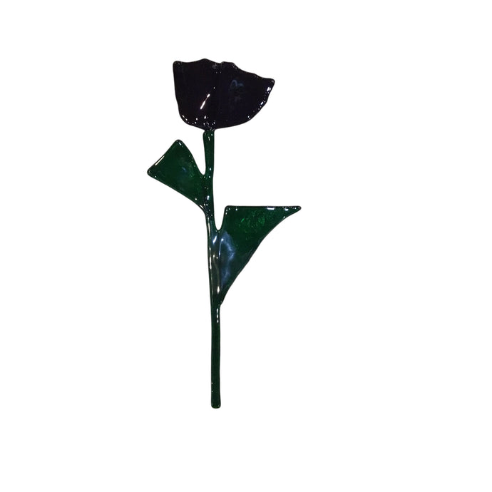 Single Stem Suncatcher-Dark Purple