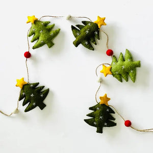 Felt Christmas Tree Garland