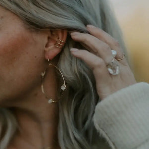 Triple Bar Ear Cuff - Silver