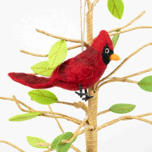 Felt Red Cardinal Ornament