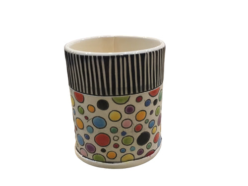 Medium Dots and Stripes Vase