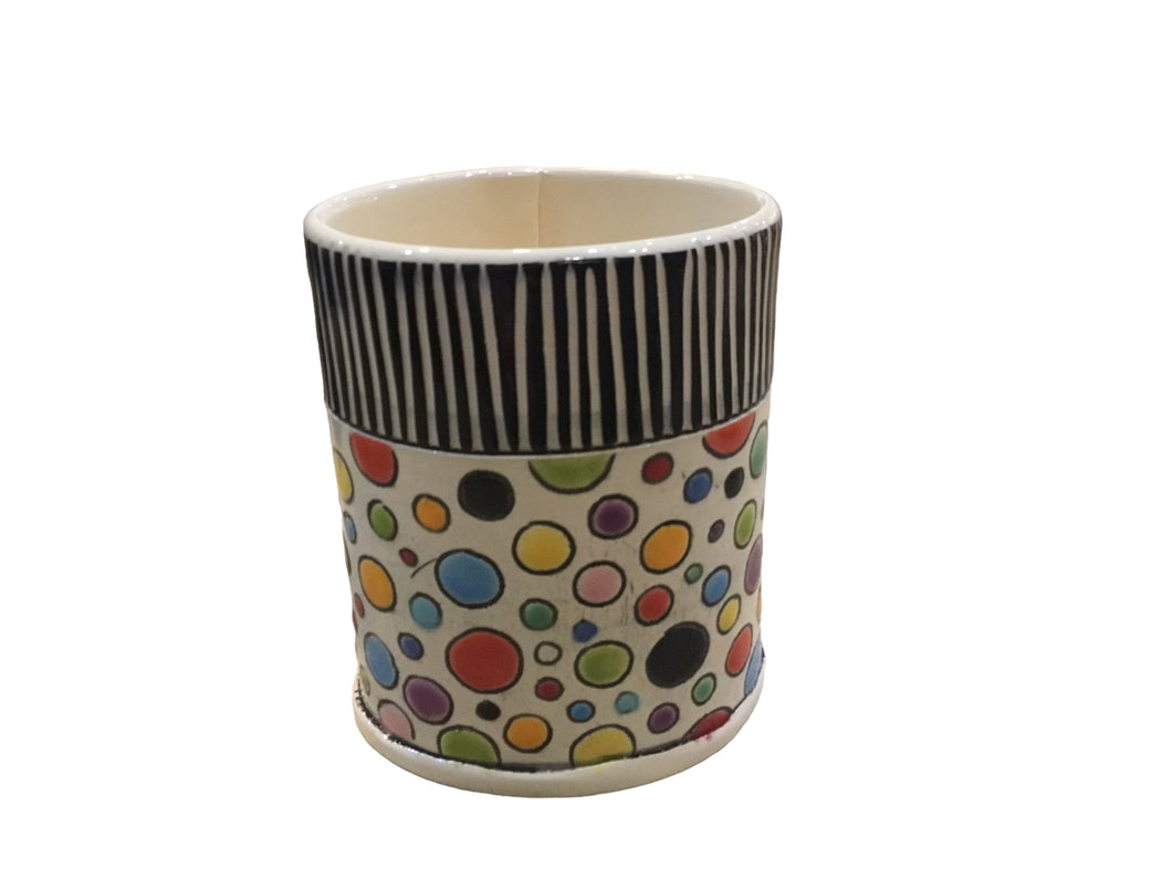 Medium Dots and Stripes Vase