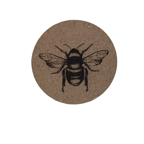 Bee Cork Coaster