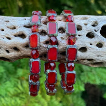 Rectangle Glass Elastic Bracelet