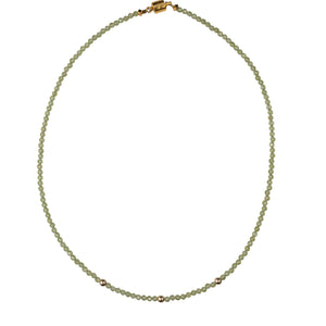 Single Strand Peridot Necklace