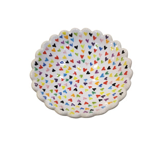 Scalloped Heart Bowl