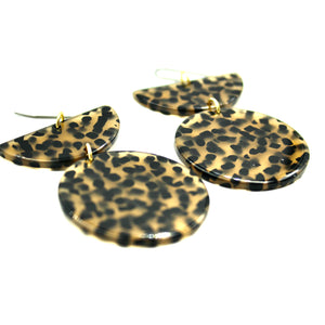 Neutral Spotted Earrings