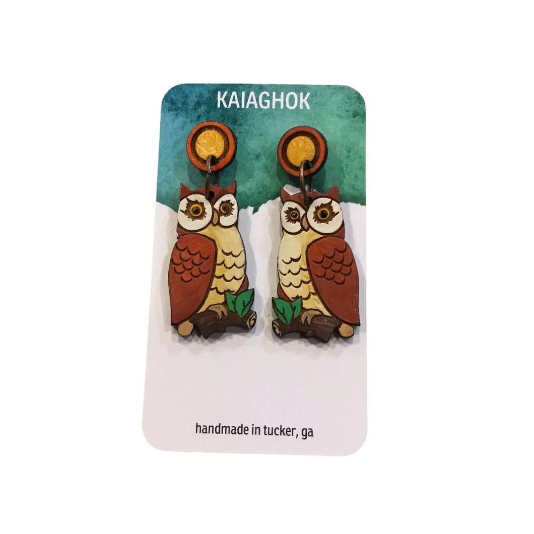 Owl Earrings