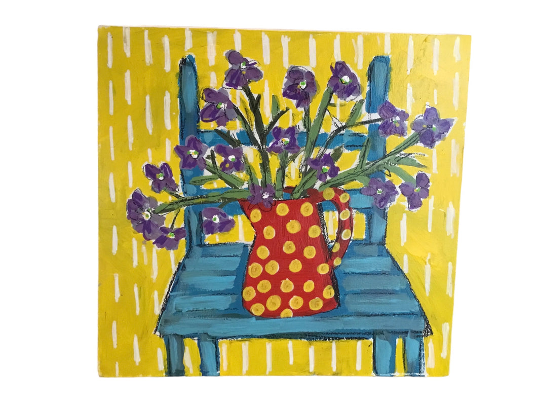 Blue Chair Sits VIII