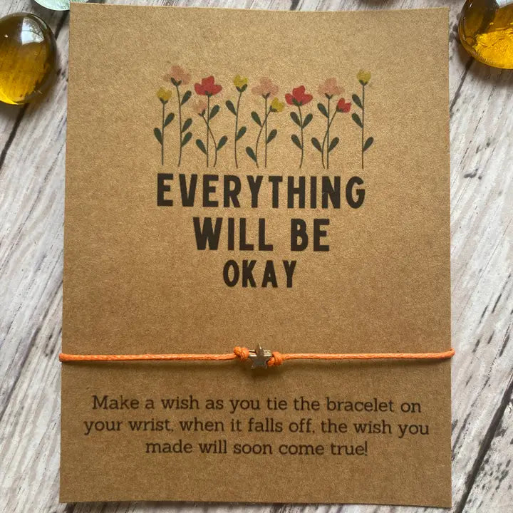 Everything Will Be Okay Wish Bracelet