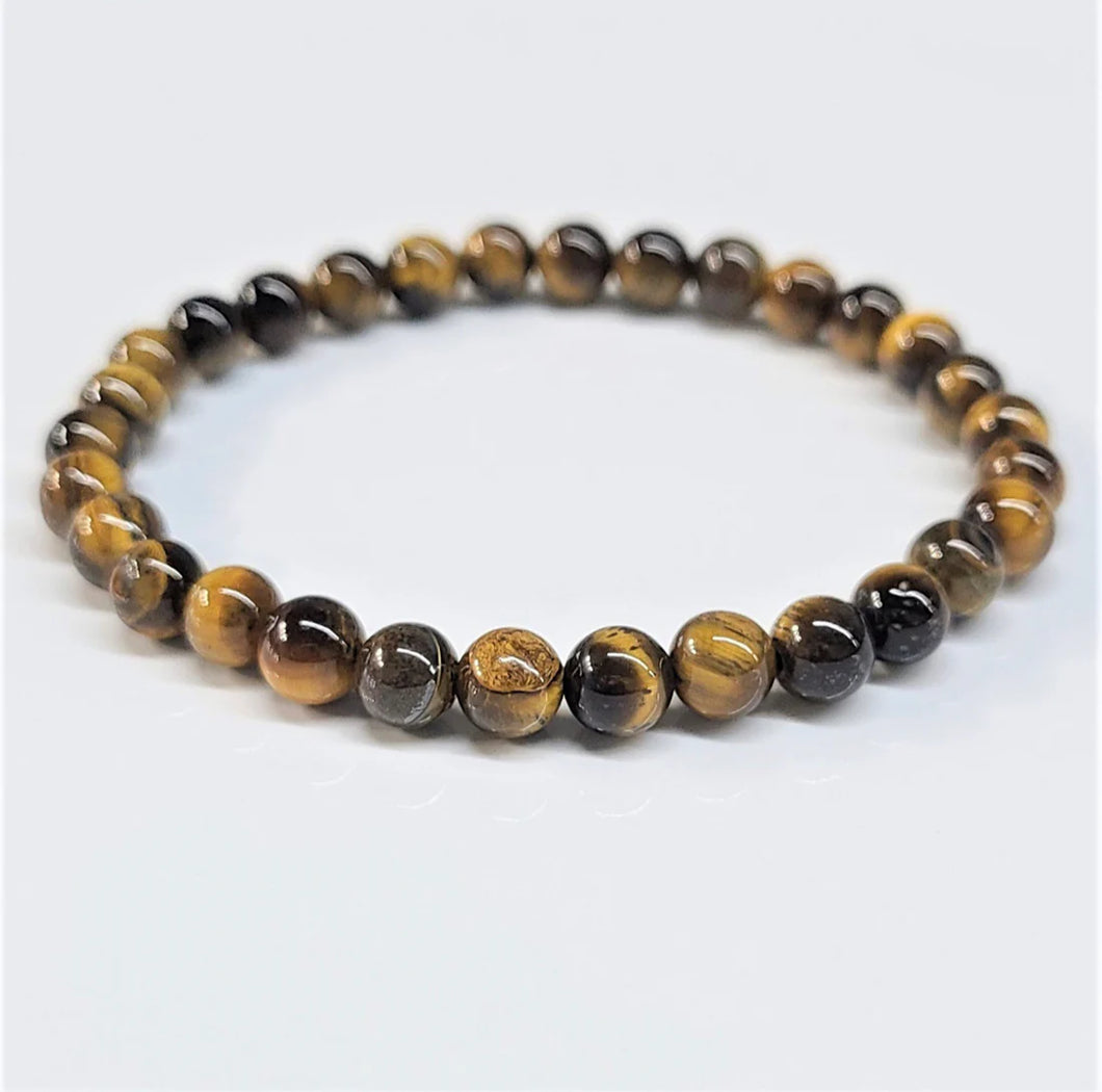 Multi-Color Tiger's Eye Bracelet--6 mm