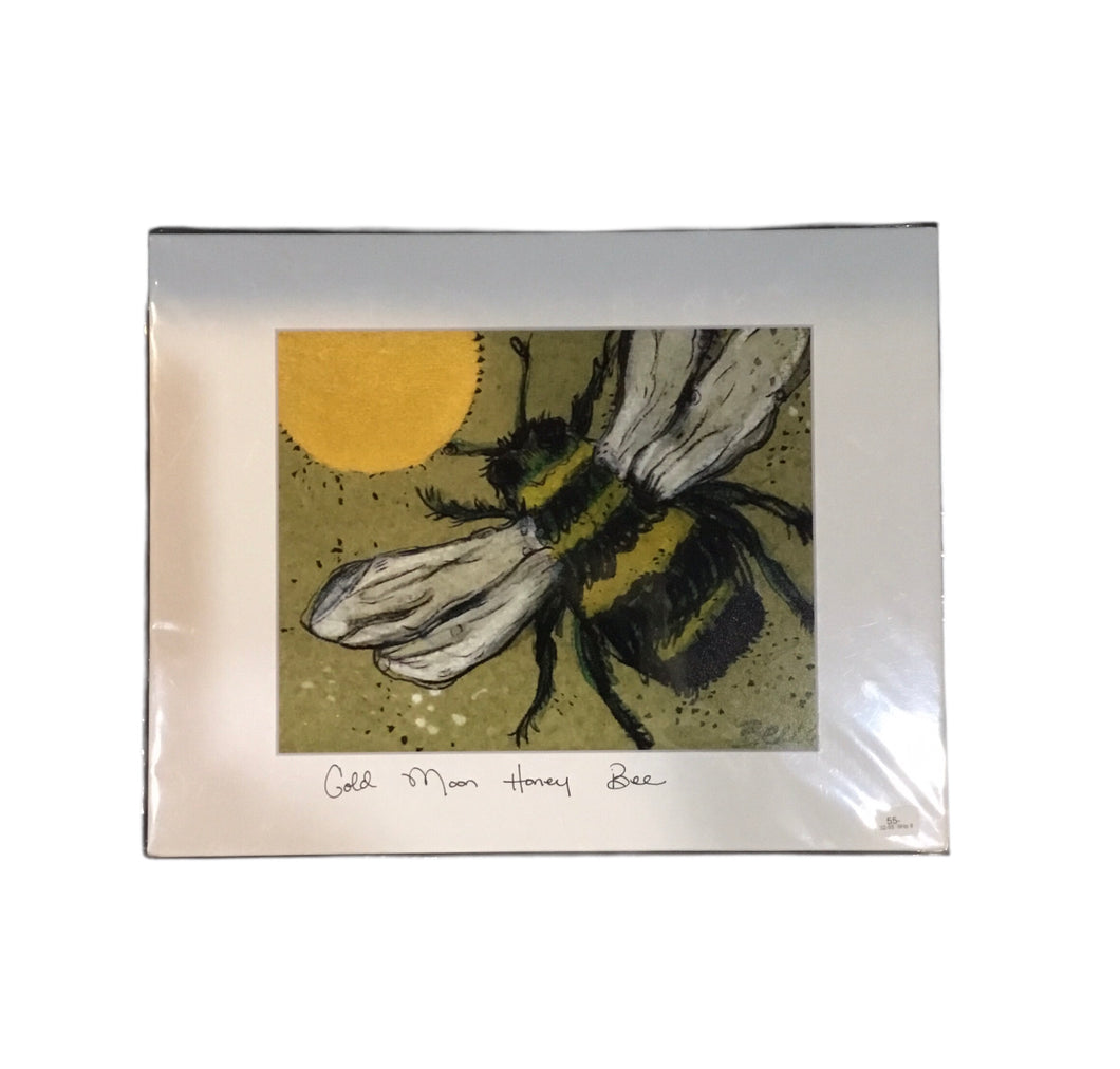 Gold Moon Honey Bee